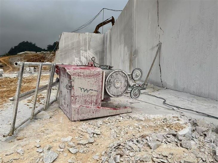 Wire Saw Machine for Granite Quarry